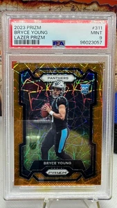2023 Prizm Orange Lazer Prizm Bryce Young #311 PSA 9 Panthers RC - Bild 1 von 2