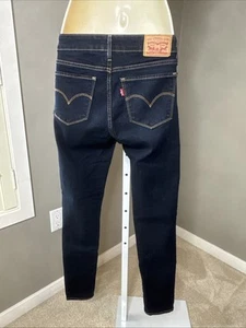 LEVIS 26x30 Dark Wash Skinny Womens Jeans NWOT - Picture 1 of 17