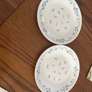 2 Corelle Corning Provincial Blue Pattern 7 ¼” Salad Plates Lot of 2 - Picture 1 of 3