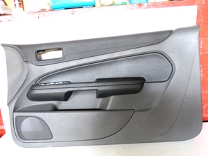 FOCUS CC CONVERTIBLE DRIVER SIDE FRONT DOOR CARD BLACK LEATHER INSERT 06-10 - Picture 1 of 6