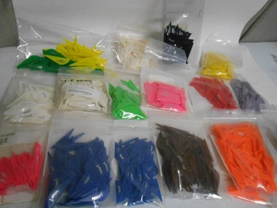 VaneTec Vane! Tiro con Arco Flecha Flecha Lote 750+ Azul Rosa Verde Blanco Naranja Foto 1 de 4