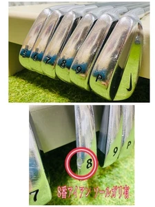 Nike TOUR BLADE Iron Set 5-9+Pw ROMBAX 9E05 TM-27 Flex-R 6pcs Right-Handed Used - Picture 1 of 9