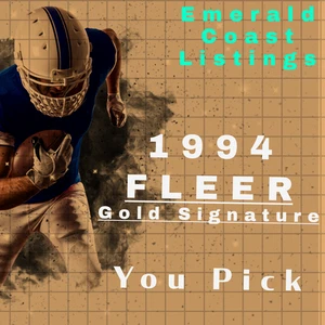 1994 Fleer NFL Gold Signature You Pick Your Card - Picture 1 of 27