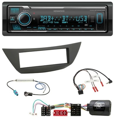 Kenwood Bluetooth Lenkrad DAB USB Autoradio für Renault Laguna III 2008-2013 - Bild 1 von 4