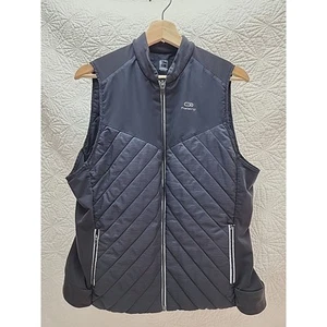 Decathlon Kalenji Damen Weste Reißverschluss schwarz Größe Large 20x25 Läuferweste - Bild 1 von 7