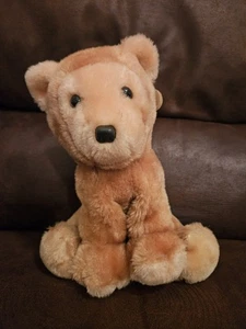"Juguete de peluche vintage 1975 Dakin Golden Bear 10"" para niños Lil Golden Bear usado en excelente estado" - Imagen 1 de 11