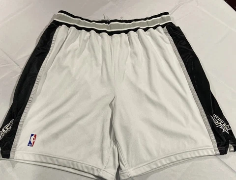 Authentic NBA Pro Cut HWC San Antonio Spurs Shorts SZ 50+2 Retro Throwback Cover