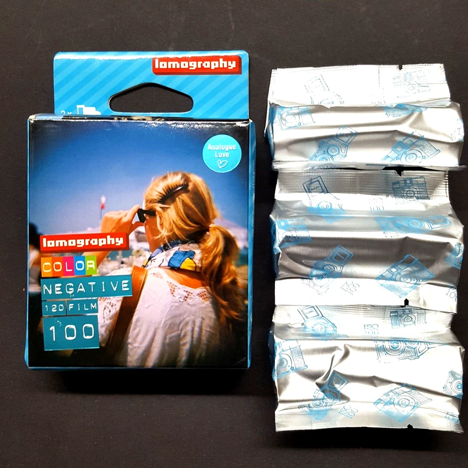 Lomography LOMO 100 ISO Color 120 Negative Film for Diana F+ LC-A+ LC-A (3Rolls) - Image 1 of 1