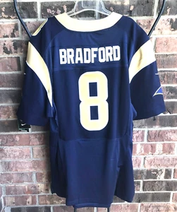 NFL St Louis LA Rams Sam Bradford Nike On Field Jersey Hombres 48 Cosido Nuevo Con Etiquetas - Imagen 1 de 11