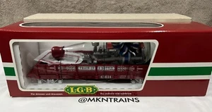 LGB 43613 G Scale Train In A Bottle RED Flat Car In Box LN Fast Shipping - Picture 1 of 4