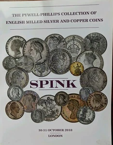 SPINK Pywell Phillip English Milled Silver Copper Coin Auction Catalog 2019 - Picture 1 of 10