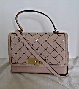 Michael Kors - Jamey Small Leather Messenger - Ballet - Picture 1 of 5