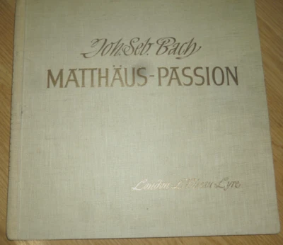 LP Matthäus Passion Johann Sebastian Bach Vinyl London Klassik Classic Box set - Bild 1 von 4