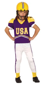 American Football Spieler Kostüm für Jungen - Größe 110-146 - Kinder Fasching Ka - Bild 1 von 1
