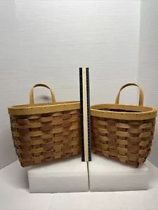 2er Set Holzkörbe 7/6,5 Zoll hoch tief, 10 Zoll/9 Zoll L. - Bild 1 von 7