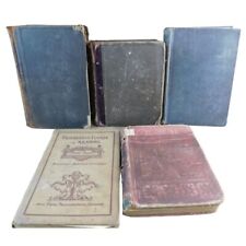 Lot of 5 Vintage Antique Hardcover Books Educational School 1866 1886 1926 1888