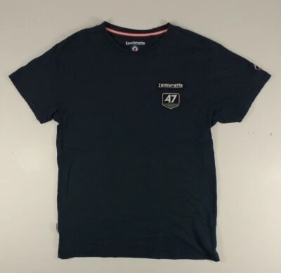 Camiseta Oficial LAMBRETTA Scooter Gráfico Cosida en Logo Londres Algodón Med XLNT. Foto 1 de 4