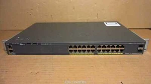Cisco WS-C2960X-24TS-LL V02 24 Port Gigabit Lan Lite Switch 2x 1G SFP +RACK EARS - Bild 1 von 5