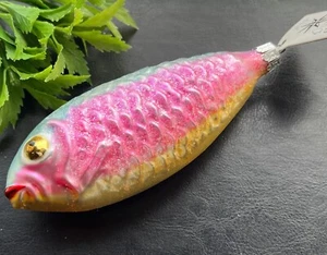 CHRISTOPHER RADKO Glass Fish Rainbow Trout Christmas Ornament - Picture 1 of 14