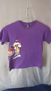Vintage Looney Tunes t shirt Tee Large L purple Sylvester tweety hip hop 1993 - Picture 1 of 12