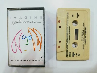 John Lennon ‎Imagine John Lennon Music From The Motion Picture MC MUSICASSETTA - Immagine 1 di 4