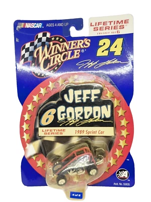 Jeff Gordon 2001 Winners Circle #6 Sprint Car Lifetime Series 1/64 Diecast Car Foto 1 de 3