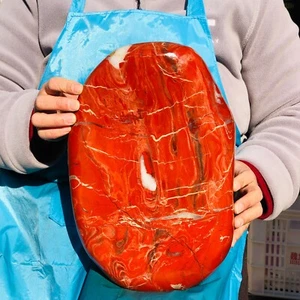 30.36LB Natural Red Jasper Quartz Hand Polishing Crystal Specimen - Picture 1 of 18