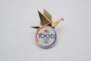 Tokyo 2020 Olympics Origami Crane NBC Media Pin - Honav USA Inc - Picture 1 of 3