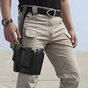 Funda táctica de neopreno para pierna caída ajustable muslo mano derecha pistola bolsa - Imagen 1 de 9