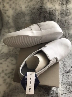 Nuevo Lacoste Tatalya Mujer Zapatos Talla: 8,Gris/Blanco Foto 1 de 4