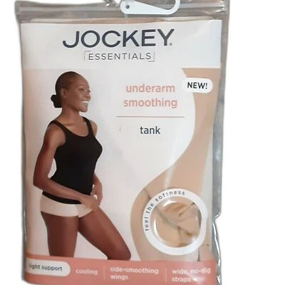 Nuevo tanque alisador de axilas Jockey Essentials talla S beige tela refrescante Foto 1 de 3