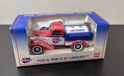 Camión cisterna Dodge Carquest, 1936, banco de monedas fundidas a presión edición limitada, serie 2d Foto 1 de 4