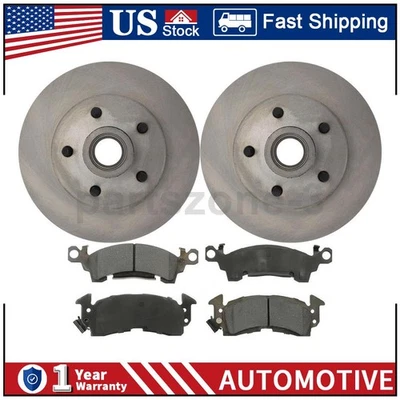 Pastilla de freno de rotor de freno delantero 3 piezas para Chevrolet G20 5,7 L 1975 - 1995 Foto 1 de 4