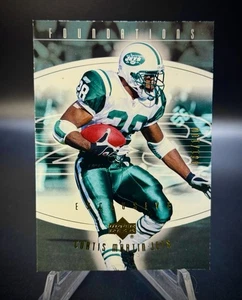 Curtis Martin 2004 Upper Deck Foundations exclusivo arco iris plateado/100 NY JETS - Imagen 1 de 2