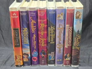 DISNEY Family / Kid's Movies Lion King, Pocahontas, Aladdin, More - VHS Lot Of 8 - Picture 1 of 5