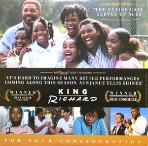 King Richard For Your Consideration FYC DVD 2021 PROMO SCREENER / MINT CONDITION - Picture 1 of 3