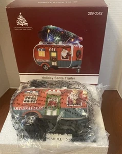 2021 Menards Enchanted Forest Holiday Santa Trailer Multi Color LED Lights New - Picture 1 of 12