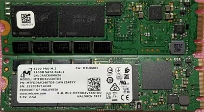 Micron 5300 PRO 240GB MTFDDAV240TDS-1AW1ZABYY M.2 2280 SATA 6Gb/s SSD New - Bild 1 von 2