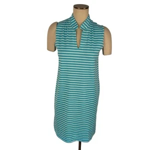 Abito donna Sailor Sailor by Just Madras cambio porto senza maniche resort righe - Foto 1 di 7