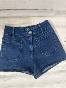 Maeve by Anthropologie The Colette Shorts hoch geschnitten einzigartig aufgesetzte Tasche Größe 26 - Bild 1 von 13