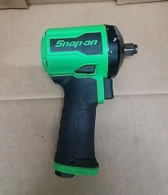 Snap on Tools USA PT350G 1/2” Drive GREEN Stubby Pneumatic Impact Wrench Used - Image 1 of 4