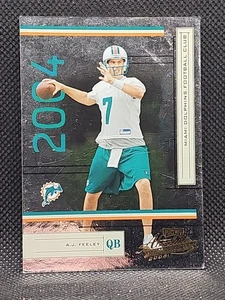 Tarjeta de AJ Feeley Miami Dolphins 2004 Playoff Absolute Memorabilia Minorista - Imagen 1 de 2
