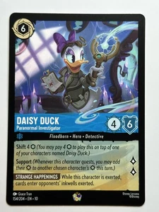 Daisy Duck - Paranormal Investigator Whispers in the Well 154/204 NM Lorcana Auto - Bild 1 von 2