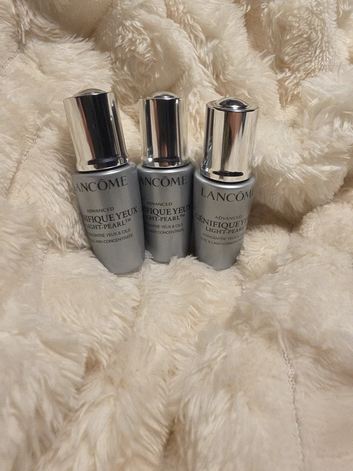 3 x CONCENTRADO DE PESTAÑAS LANCOME ADVANCED GENIFIQUE YEUX LIGHT PEARL EYE .16 oz cada uno Foto 1 de 1