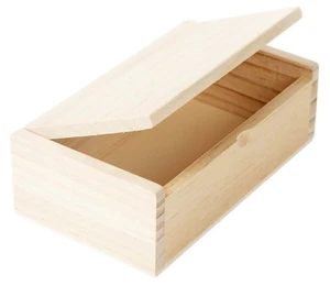 Cousin zum Selbermachen unfertige Holzkiste mit Holzscharnier - Medium - Bild 1 von 1