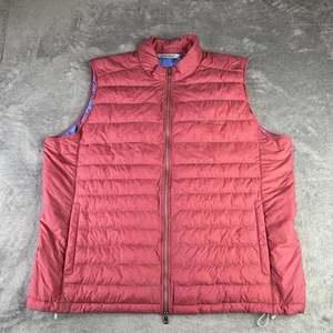 Peter Millar Vest Mens XXL Crown Elite Light Performance Golf Pink Cape Puffer - Picture 1 of 13