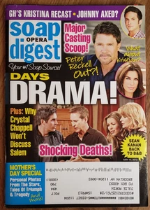 Soap Opera Digest 14. Mai 2012: Alle Ihre Favoriten: Y&R, GH, DAYS, B&B, OLTL & mehr - Bild 1 von 2