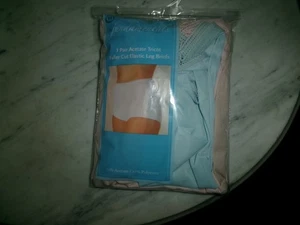 NIP  Vintage Fundamental Panties 3 Pair Nylon  ~ Briefs Size 11~ Pastels NOS - Picture 1 of 3