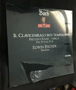 Johann Sebastian Bach IL CLAVICEMBALO BEN TEMPERATO LP studio EMI SEALED NEW - Picture 1 of 3