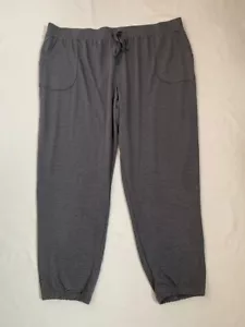 Nuevo con etiquetas Pantalones de pijama Sonoma Plus para mujer con dobladillo elástico esencial gris carbón 2X - Imagen 1 de 7